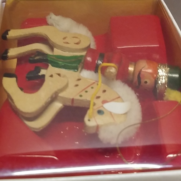 Vintage Russ Country Antique Ornament Wooden Soldier On Horse - Picture 2 of 5